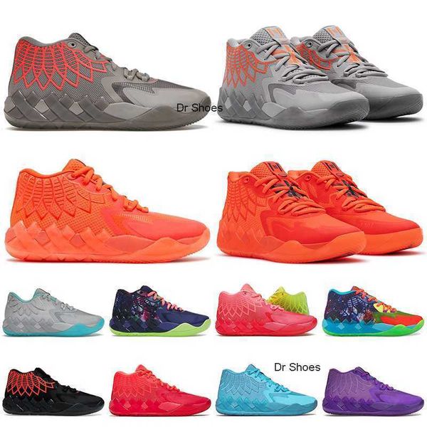 

og athletic shoes lamelo ball basketball shoes mb.01 mens rock ridge red not from here lo ufo sneakers size 40-46