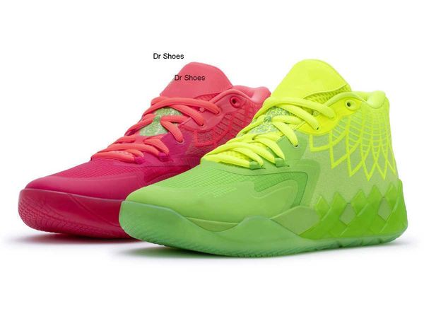 

mb1 rick and morty men women basketball shoes with box 2023 kids sport shoe trainner sneakers size us4.5-12
