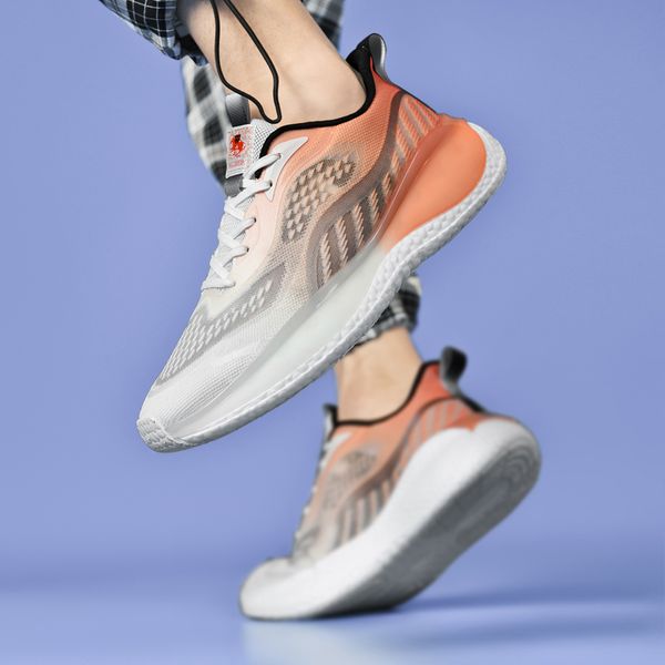 

2023 men women running shoes orange blue grey blue mens trainers outdoor sneakers size 39-44 color4