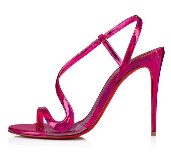 

designer high heels women sandals summer luxury brands shoes summer high heels rosalie sandal 100mm shoe wedding party dress pumps with box, Black