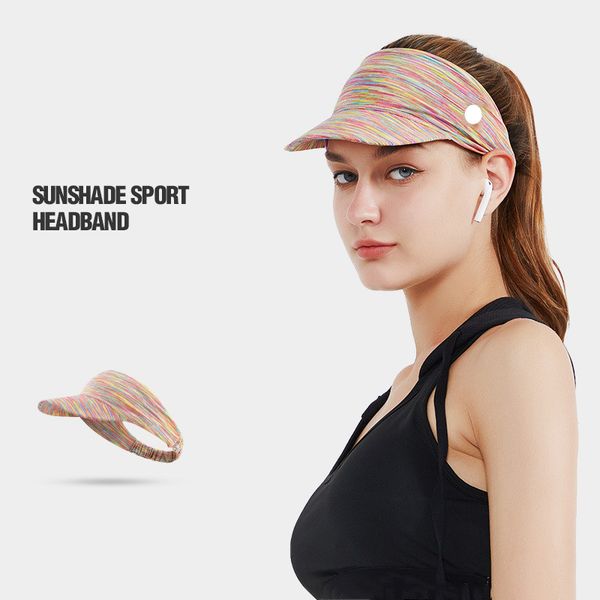 

ll new snapbacks outdoor sun protection men's and women's breathable running anti-sweat sports yoga empty cap, Black;white