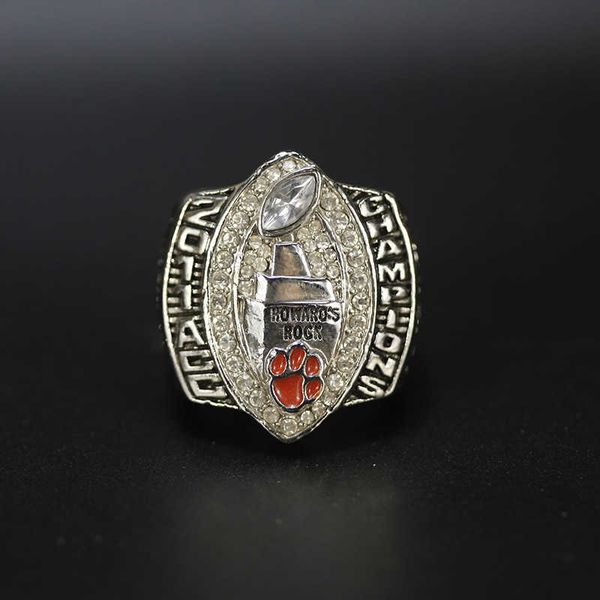 

2011 clemson tigers ncaa rugby championship ring, Golden;silver