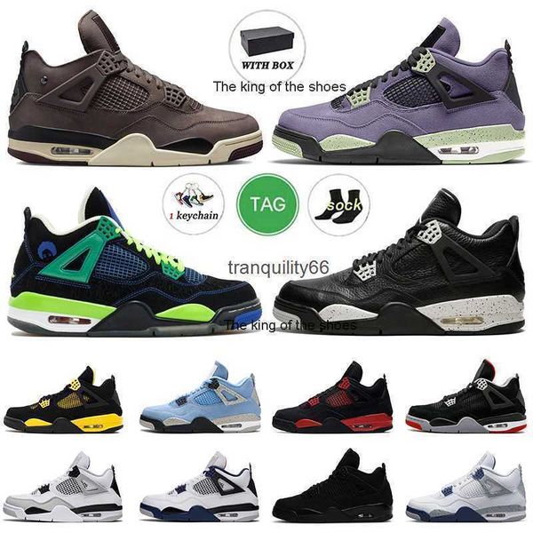 

j4s ogj4s og2023 og fashion jumpman 4 og basketball shoes with bue red thunder 4s miliary black cat unc men womens j4 jorsan white oreos bre