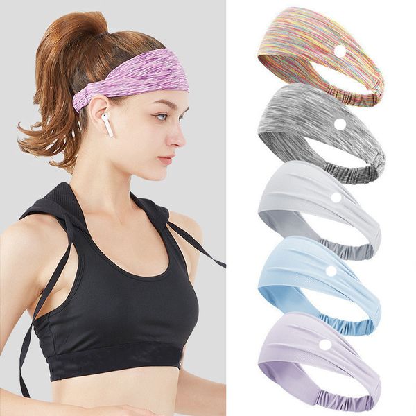 

ll new magic scarves headband outdoor running sports fitness sweat absorption high elastic yoga colorful ice silk headscarf, Blue;black