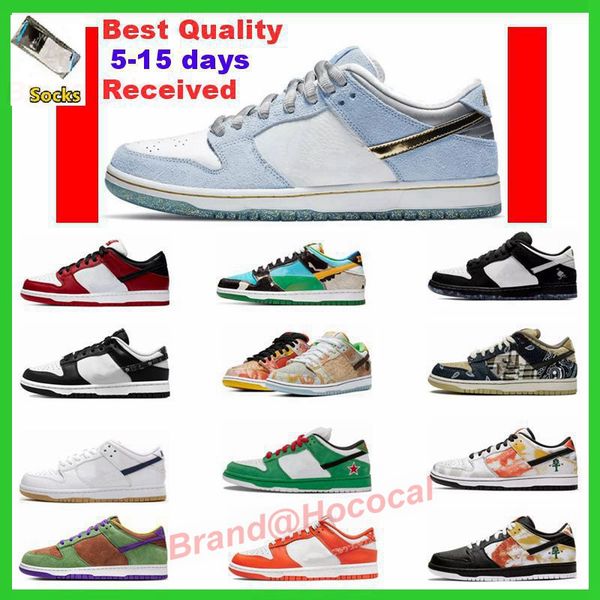 

casual sneakers mens shoes trainers outdoor shoe triple pink grey fog syracuse team green chicago ho0925 dunked men women designer hococal, Black