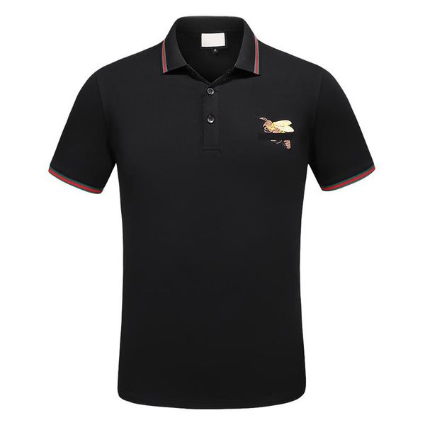 

2023 summer men's polo shirt short sleeve business casual loose simple men's lapel t-shirt.m-3xl, White;black