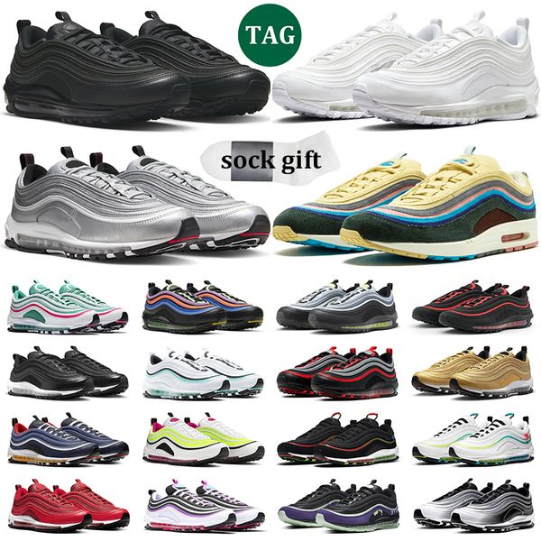 

men women running shoes triple black white silver bullet south bright citron beach neon bred mens trainer sports sneakers