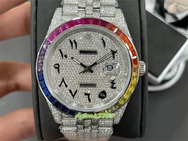 

2023new gsf watch diameter 41mm using automatic mechanical 3235 movement sapphire anti-scratch glass mirror 18k vacuum plating will never fa, Slivery;golden