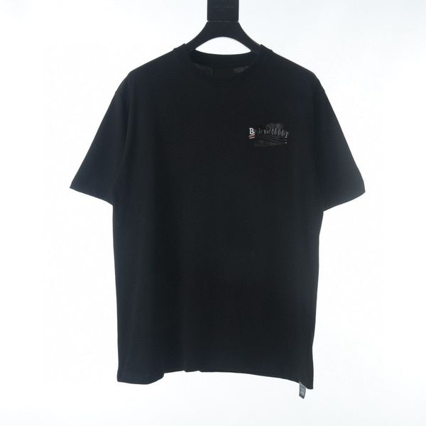 

men's plus tees & polos round neck embroidered and printed polar style summer wear with street pure cotton 12sq, Black;brown