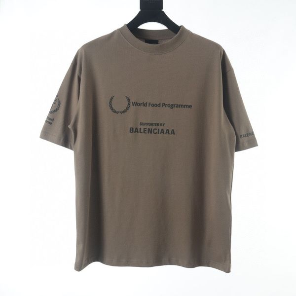 

men's plus tees & polos round neck embroidered and printed polar style summer wear with street pure cotton 21fd, Black;brown