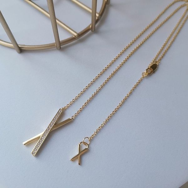 

925 silver plated silver cross pendant jewelry women necklaces chain luxury jewellery heart couple custom love wedding party wholesale origi