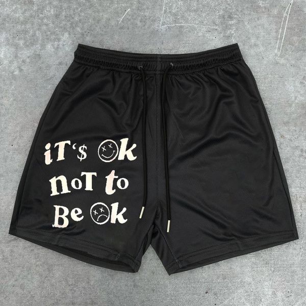 

men s shorts mens gym fitness bodybuilding jogging workout male short pants sport run breathable quick drying mesh sweatpants 230311, White;black