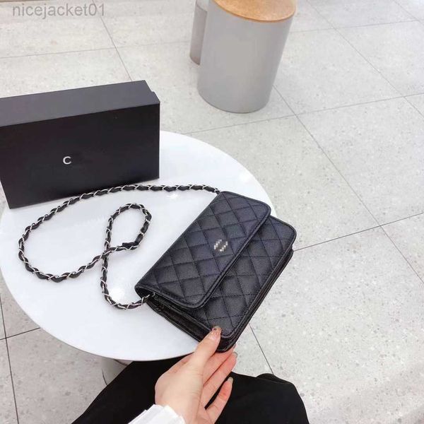 

designer channel cc women bag fashionable small fragrance one shoulder crossbody chain bag high capacity handheld women's bag 19x13