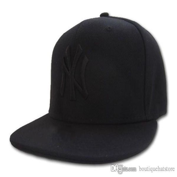 

popular hip hop men's ny012 sport team snapback caps flat visor hip hop design solid color ny baseball adjustable hats304c, Blue;gray
