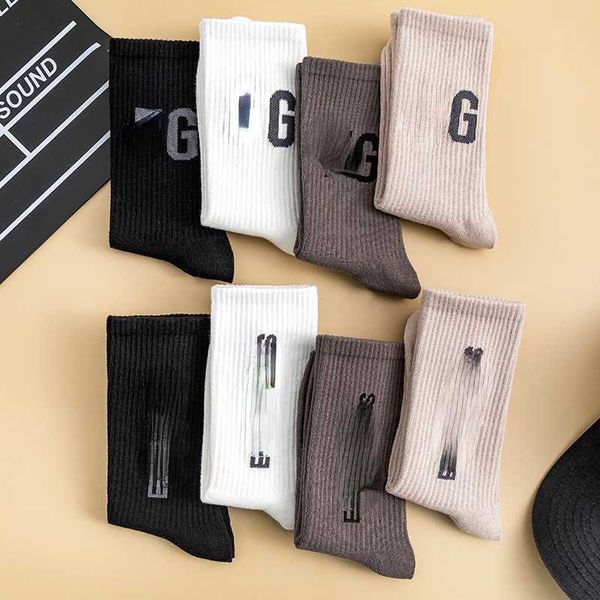 

new designer socks european hip-hop personality male alphabet sports skateboard leisure sock 4ewa 31 essentialhoodie essentialclothing518, Black
