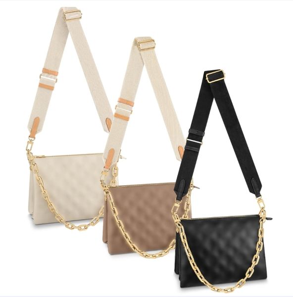 

10a women's mens designer purses m57790 coussin bags shoulder bags luxury crossbody tote square handbags genuine leather embossed two s