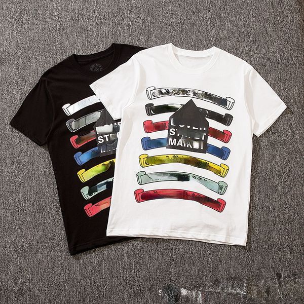 

men's t-shirts ch t-shirt designer color letters print fashion street tees cotton for men womenhzgmhzgmhzgmhzgmhzgm, White;black