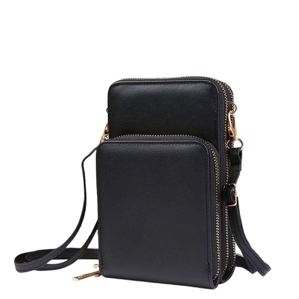 

new designers small crossbody mobile phone bag for women luxury touch-screen fashion versatile card bag large capacity mini wallet 12