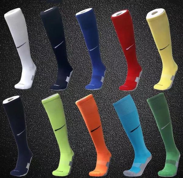 

2023 mens sports socks soccer kids socks knee thick football professional sports socks yoga pilates running match non slip football socks, Black