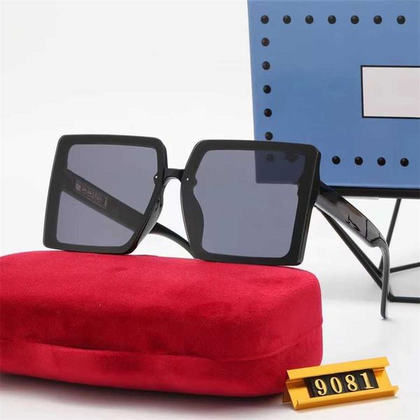 

sunglasses 2023 new overseas xiaoxiangjia men's and women's square tide street shooting polarizing glasses 9081, White;black