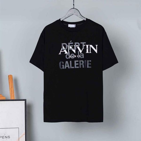 

2021ss spring and summer new high grade cotton printing short sleeve round neck panel t-shirt size m-l-xl--xxxl color black w297c, Black;brown