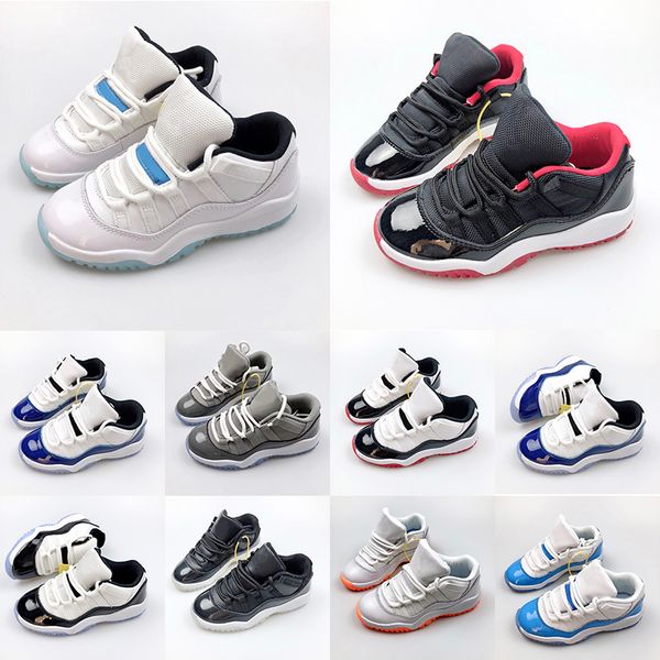 

designer children basketball kids shoes baby jumpman 11 11s xi bred cool grey concord unc win like for toddler space jam sneakers fashion te