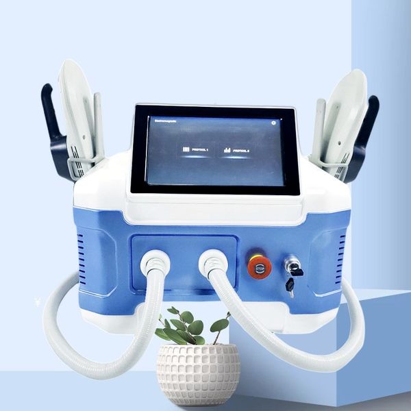 

beauty items 2 handle emt machine ems muscle stimulator body sculpting machine