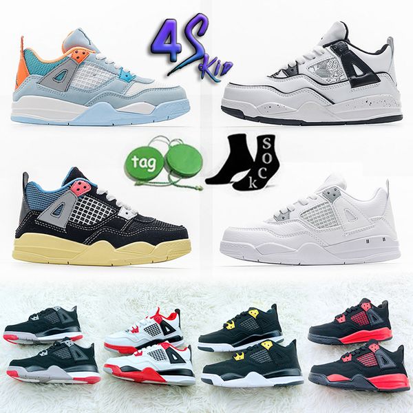 

kids 4s basketball shoes jumpman 4 j4 wholesale 2023 craft pn dust midnight navy red thunder military black bred x sb doernbecher men sport