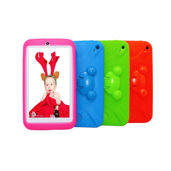 

7 inch android 10.0 tablet pc silicone case kid gift 1gb ram 16gb rom e98 quad-core dual camera wifi pen
