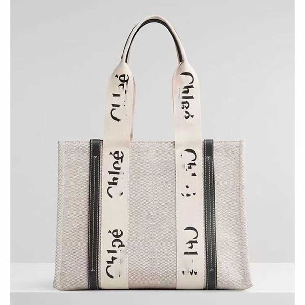 

woody designer tote bag red the same type of letter-printed canvas large-capacity handbag online shopping trend xui0, Black;red