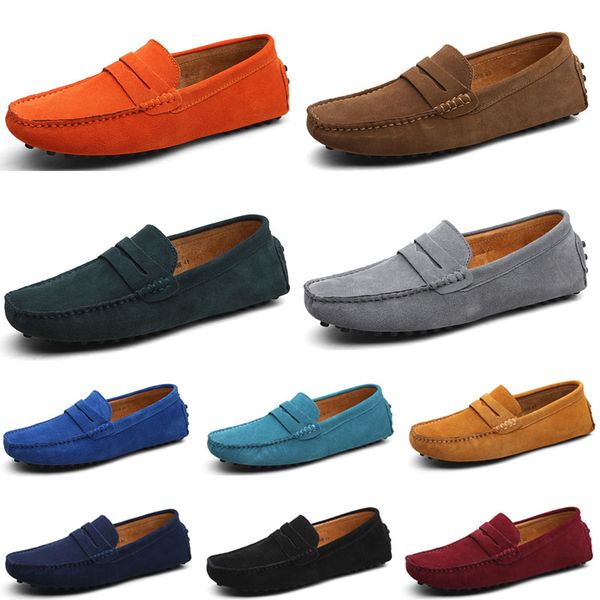 

men casual shoes espadrilles triple black navy brown wine red taupe green sky blue burgundy mens sneakers outdoor jogging walking size 40-45