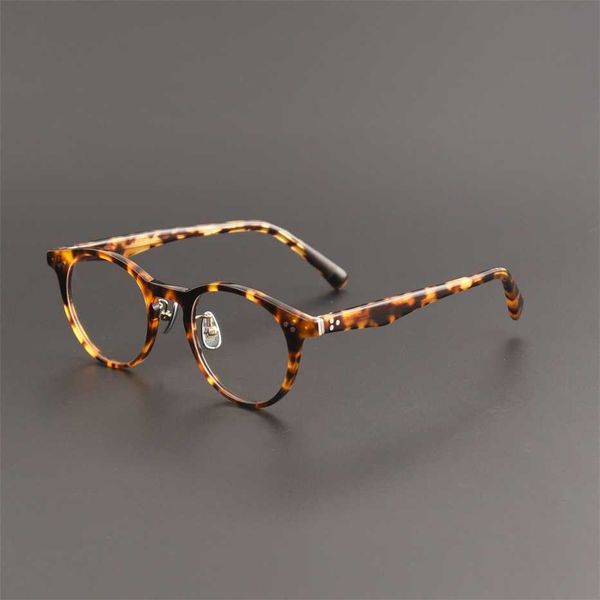 

sunglasses 2023 new the designer plate made by hand can style of men's personality with the short-sighted eyeglass frame and, White;black