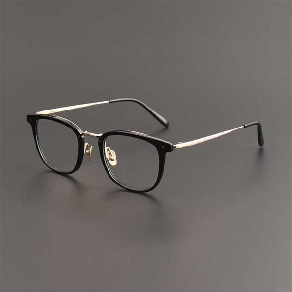 

sunglasses 2023 new japanese designer hand-made plate eyeglass frame female personality artistic myopia can be matched with a number of anti, White;black