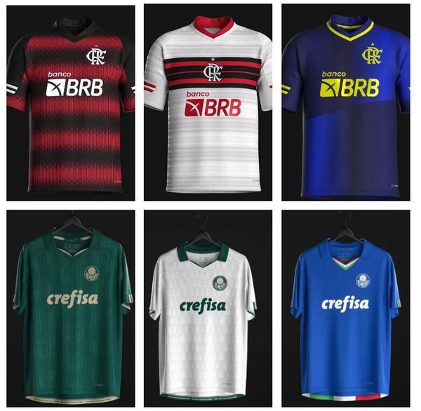 

2023 2024 flamengo soccer jerseys g.gomez dudu rony palmeiras 23 24 david luiz diego e.ribeiro gabi de arrascaeta b.henrique camisa de futeb, Black;yellow