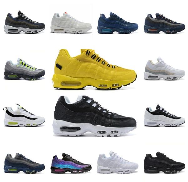 

classic 95 airmaxs mens running shoes greedy chaussures 95s air neon triple white khaki total orange grape safari obsidian designer sports t