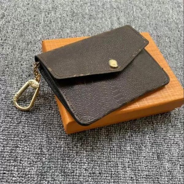 

2022 fashion designers coin purse womens zipper key wallets pouch purse ring credit card holder wallet canvas luxury167g, Red;blue