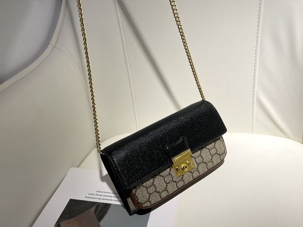

2023 designer fashion luxury handbag shoulder bag women handbags chain circular bags classic bee tiger snake alphabet wallet 2512