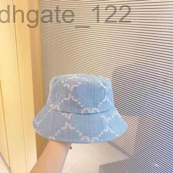 

designer cowboy blue bucket hat new women mens designer casquette summer small brimmed cap sports baseball fisherman hats sa6x, Blue;gray