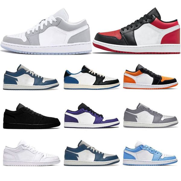 

low 1 jumpman basketball shoes men and women og 1 low black phantom taxi shadow designer university blue unc panda black bred toe light smok