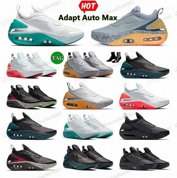 

adapt auto max mens running shoes anthracite fireberry infrared jetstream motherboard triple black white grey men women outdoor trainer cush