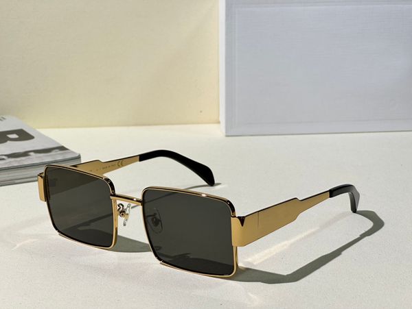 

gold metal square sunglasses for men sun glasses designers sunglasses shades occhiali da sole glasses uv400 eyewear with box, White;black