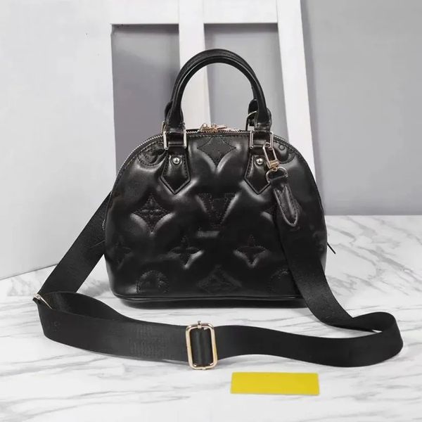 

womens papillon designer bag alma bb soft leather shell shoulder bags embroidery thread embossing handbag messenger handbags tote purse dhga