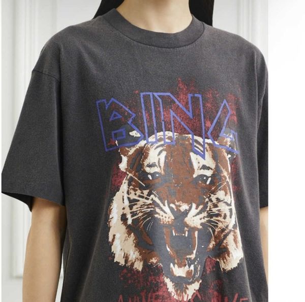 

2023ss ab bing women designer t shirt printed fashion cotton tees, White