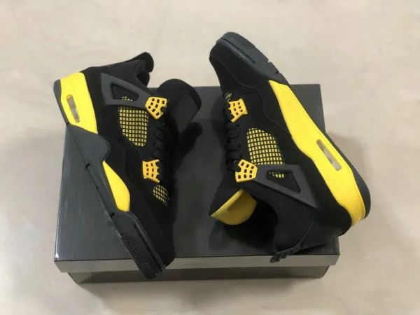 

2023 special edition 4s thunder basketball designer shoes black white tour yellow man fashion sport sneakers chaussures excellent quality