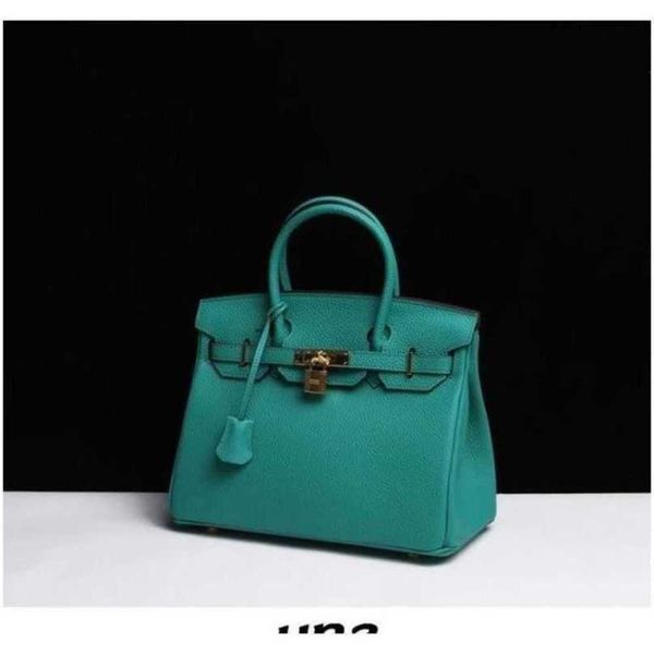 

designer birkin bags herms handbags hushui green new style cowhide medium classic leather womens fashion litchi have logo 47zs frj