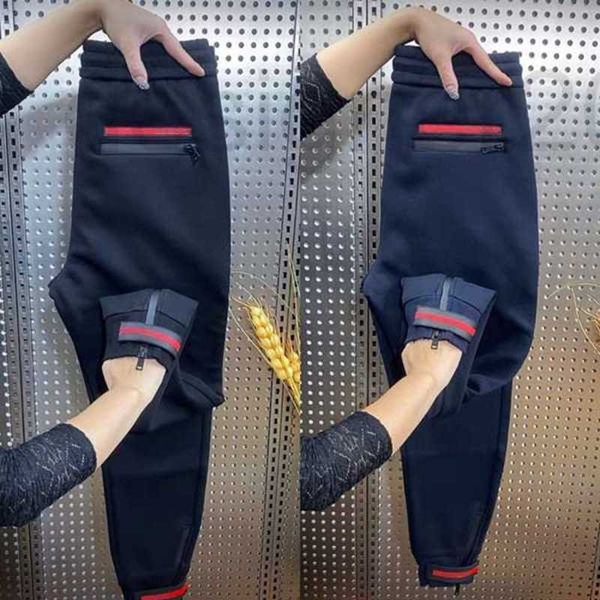 

men's pants designer magic tie casual bundle cuff asap rocky pant black solid color sweatpants fashion men retro ctl3