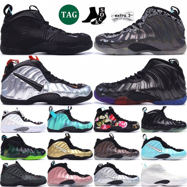 

desinger foamposite one men basketball outdoor shoes penny sneaker anthracite abalone pure platinum paranorman island shattered mens sports