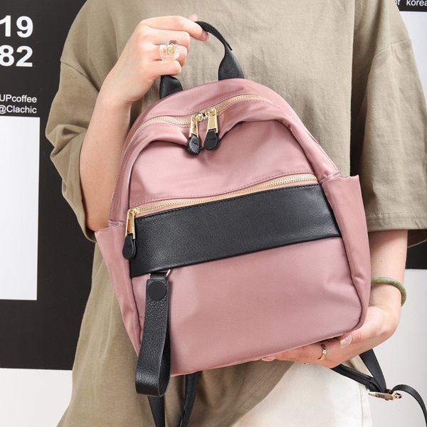 

women men backpack style genuine leather fashion casual bags small girl schoolbag business lapbackpack charging bagpack rucksack sport&outdo