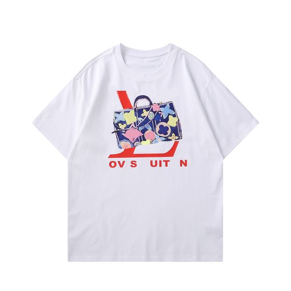 

23ss mens womens designer men's t-shirts printed man t-shirt cotton casual tees short sleeve luxury hip hop streetwear t shirts m-3xl, White;black