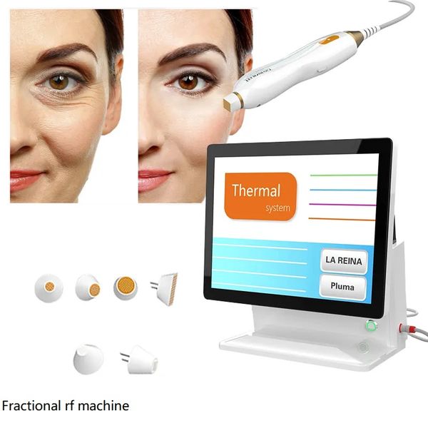 

gold microneedling fractional rf equipment micro needle rf microneedle beauty machine treatment stretch marks removal acne scar skin rejuven
